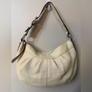 Coach Cream Leather Hobo Bag# F 13730